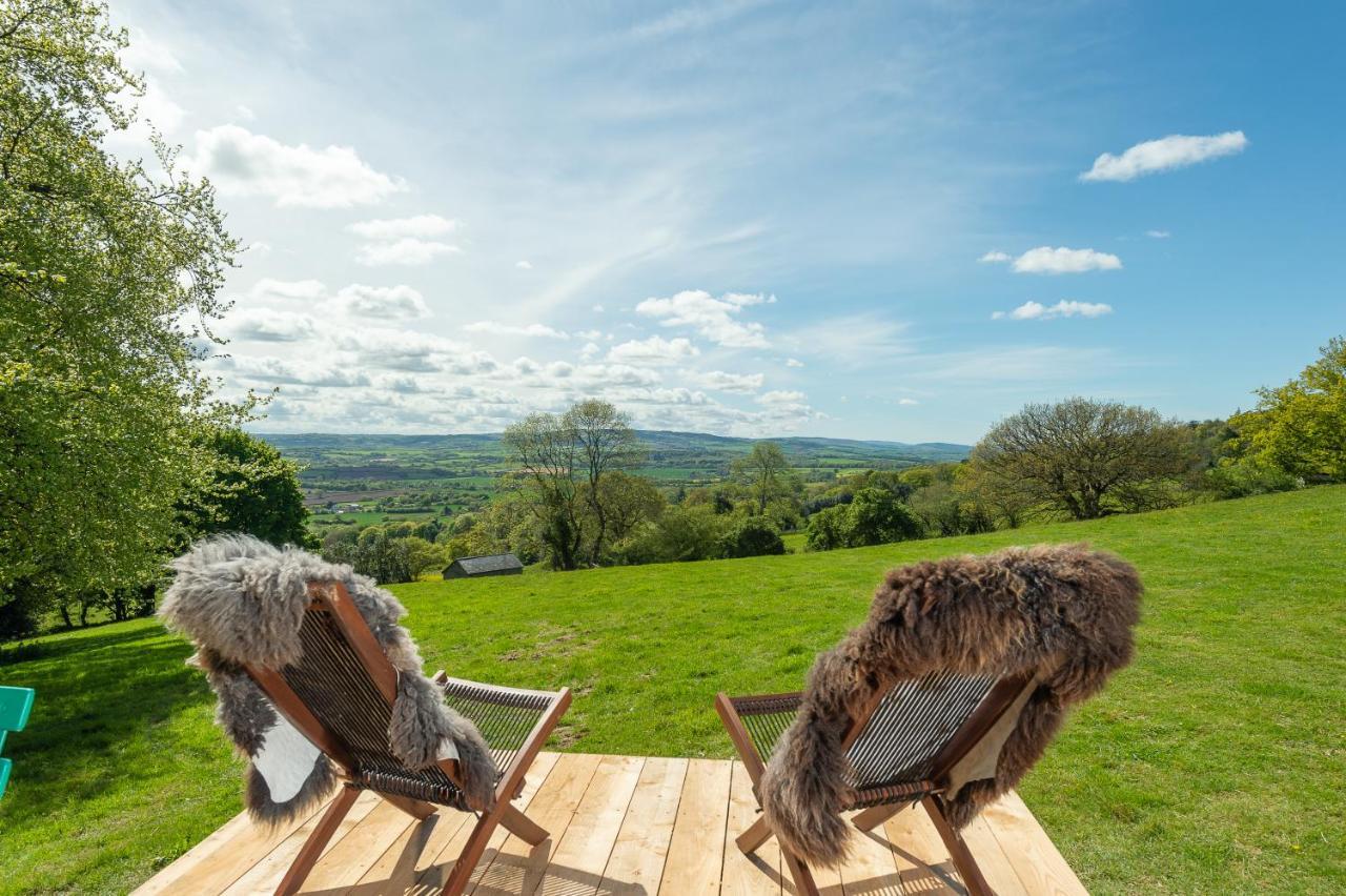 Tilbury Shepherd Huts With Hot Tubs Plus Holiday Cottages West Bagborough Eksteriør bilde