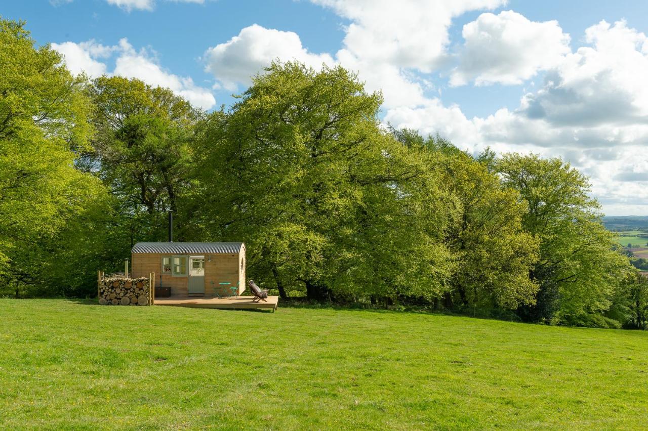 Tilbury Shepherd Huts With Hot Tubs Plus Holiday Cottages West Bagborough Eksteriør bilde