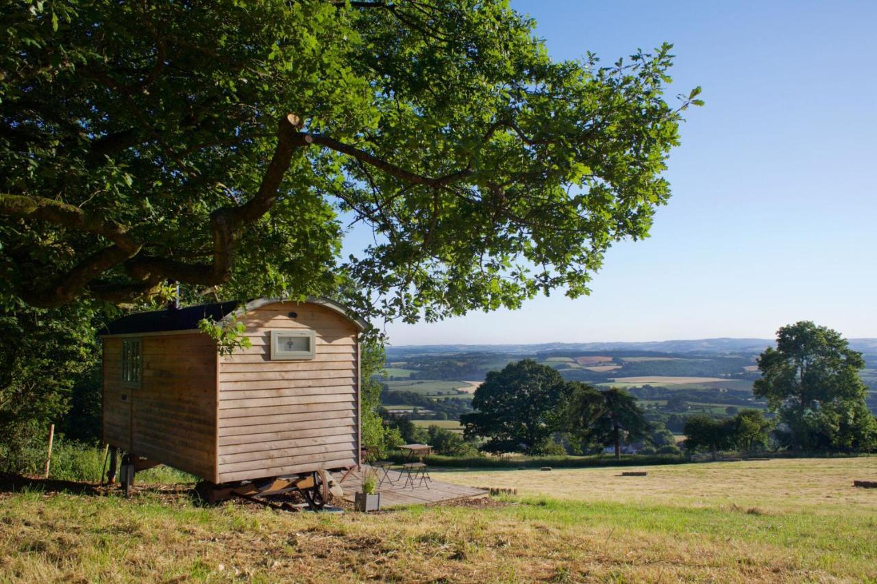 Tilbury Shepherd Huts With Hot Tubs Plus Holiday Cottages West Bagborough Eksteriør bilde